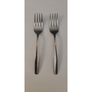 Set of 2 Rogers Cutlery Co. Creation Stainless Steel Salad Forks 6 1/4" Replace